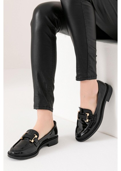 Siena Kadın Siyah Makosen Casual Loafer Günlük Ayakkabı fiyatları