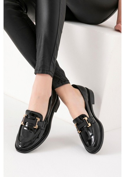 Siena Kadın Siyah Makosen Casual Loafer Günlük Ayakkabı indirimleri