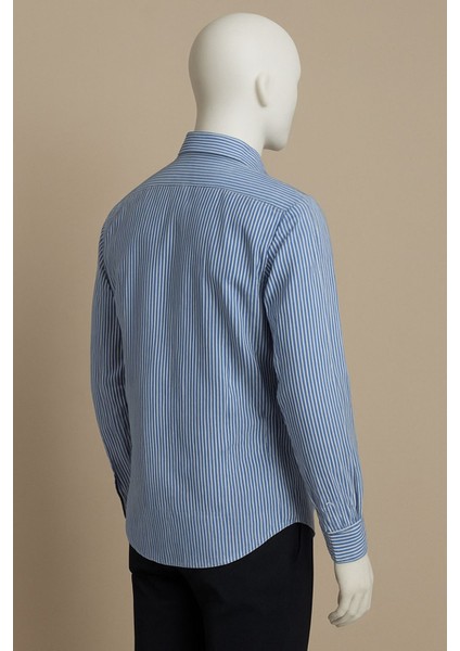 Erkek Çizgili Kareli Regular Gömlek fiyatları