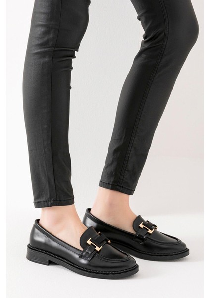 Siena Kadın Siyah Makosen Casual Loafer Günlük Ayakkabı fiyatları
