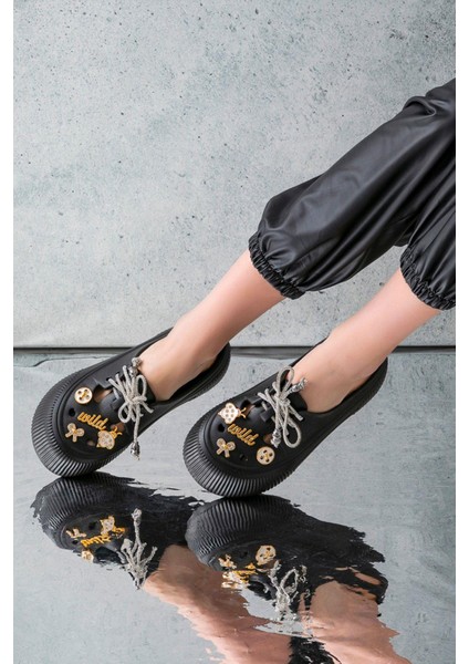 Kadın Eva Taşlı Yüksek Ölçekli Kaymaz Taban Günlük Plaj Deniz Havuz Banyo Ev Terliği