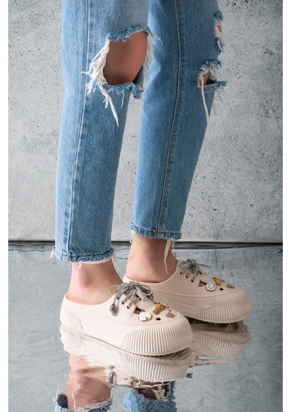 Kadın Eva Taşlı Yüksek Ölçekli Kaymaz Taban Günlük Plaj Deniz Havuz Banyo Ev Terliği indirimleri