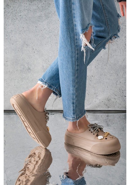 Kadın Eva Taşlı Yüksek Ölçekli Kaymaz Taban Günlük Plaj Deniz Havuz Banyo Ev Terliği fiyatları