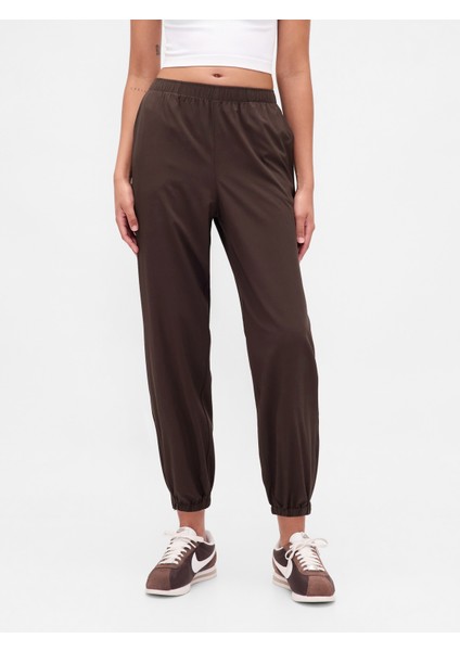 Kadın Kahverengi Gapfit Tech High Rise Jogger Eşofman Altı