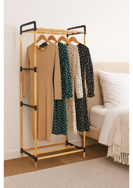 NE01 Ahşap Gardrop Elbise Askısı Masif Çam Ahşap modelleri