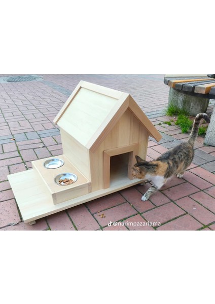 Kedi Yuvası Kedi Evi Kedi Barınağı Özel Üretim %100 Isı ve Su Yalıtımlı Tek Yetişkin Kedi Için Idealdir fırsatları