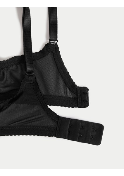 Dantelli Destekli Balensiz T-Shirt Sütyeni