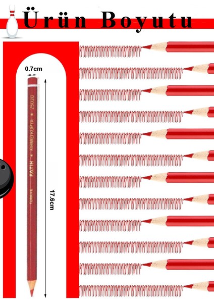 Kırmızı Kalem 2 Adet Fatih Kırmızı Kurşun Başlık Kalemi Kırmızı Kopya Kalemi Yumuşak Uçlu Kolay Silinebilir modelleri