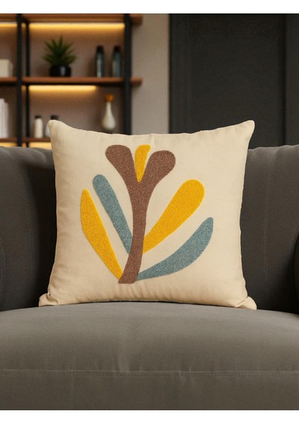 Bohem Punch Nakışlı Kırlent Kılıfı -43X43 cm fiyatları