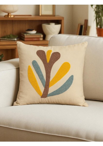 Bohem Punch Nakışlı Kırlent Kılıfı -43X43 cm fırsatları