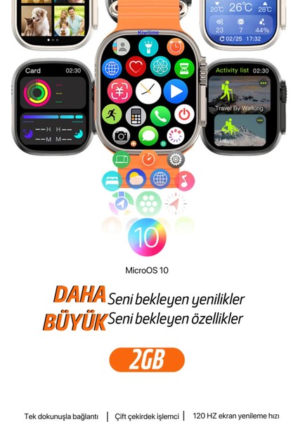 Watch Ultra 2 Plus+ 49mm 2025 Amoled Ekran Akıllı Saat fiyatları
