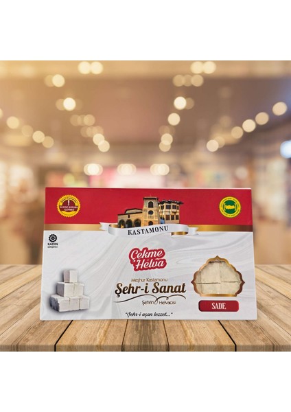 Şehri Sanat Çekme Helva Sade Vakumlu Paket 200 gr