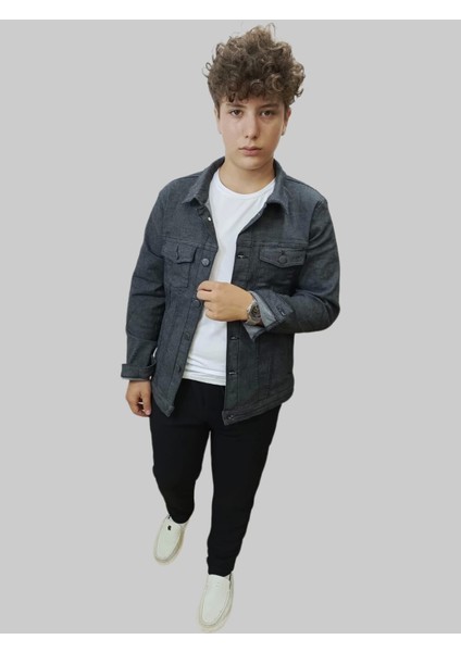 Erkek Gri Kot Ceket indirimleri