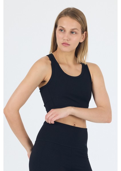 Diana Kalın Askılı Halter Siyah Bambu ve Organik Pamuk Bra Bralet fırsatları