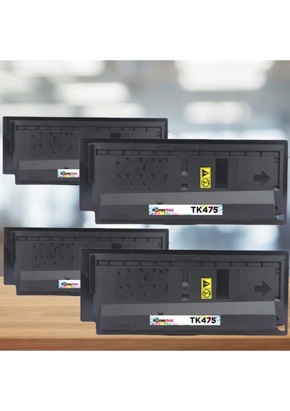 Kyocera TK-475 Muadil Toner 4'lü Paket / FS6530 / FS6525 / FS6025