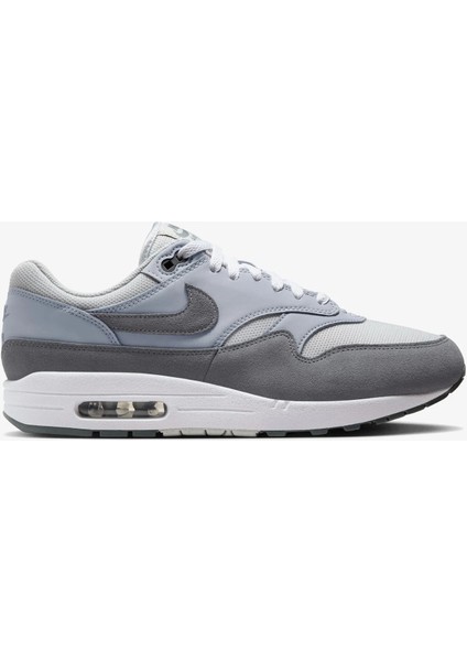 Air Max 1 Erkek Gri Spor Ayakkabı HM9936-001 (Dar Kalıp)