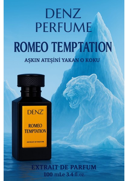 Romeo Temptation Erkek %40 Esans Exrait Kalite