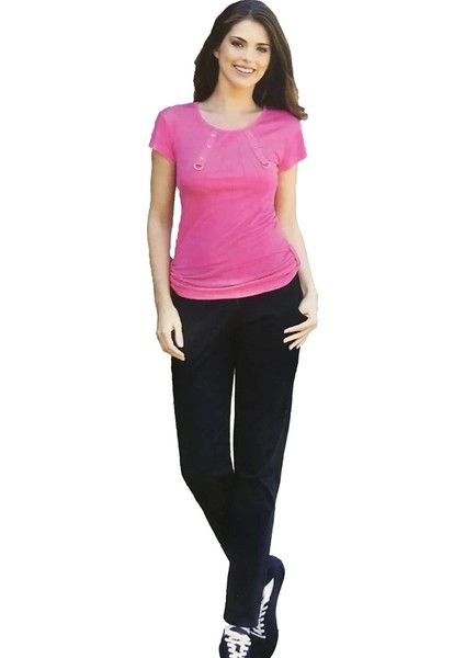 Berrak Kadın Için Pijama Takımı Fuşya Renk 5421
