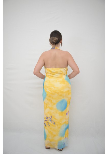 Degaje Yaka Sırt Dekolteli Elbise fiyatları