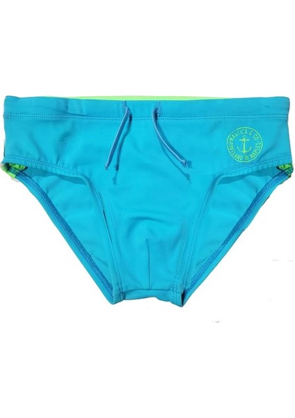 Sunset Turkuaz Erkek Çocuk Slip Mayo