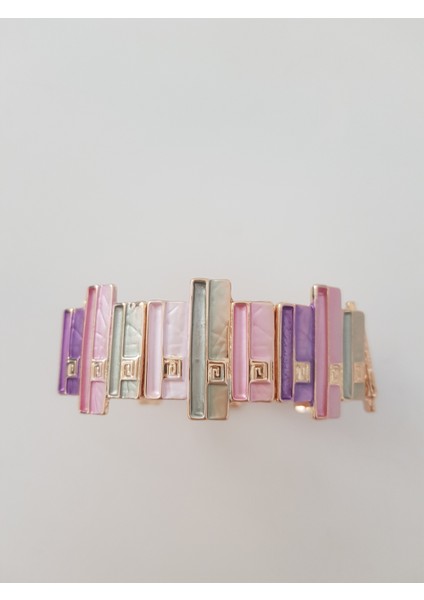 Karışık Pastel Renkli Uzunlu Kısalı Sütun Bileklik fiyatları