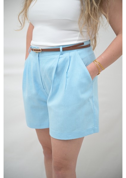 Keten Şehir Boy Şort fiyatları