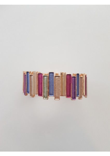 Karışık Renkli Uzunlu Kısalı Sütun Bileklik fiyatları
