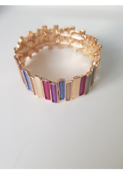 Karışık Renkli Uzunlu Kısalı Sütun Bileklik fırsatları
