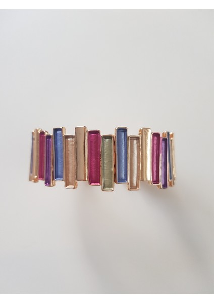 Karışık Renkli Uzunlu Kısalı Sütun Bileklik indirimleri