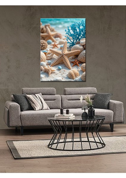 Deniz Yıldızı Resimli Mdf Tablo fiyatları