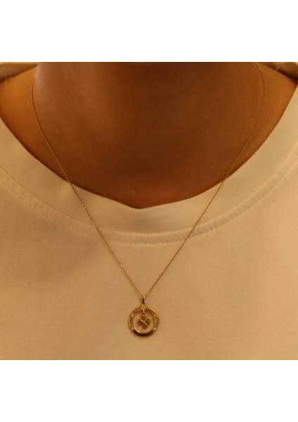 14 Ayar Altın Yonca Sallantılı Kolye Ucu fiyatları