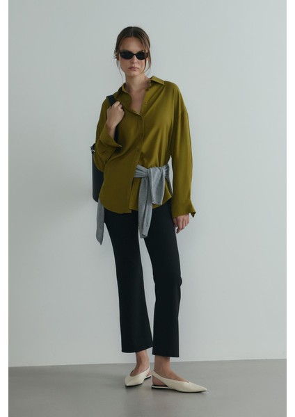 Yeşil Alessa Tensel Gömlek