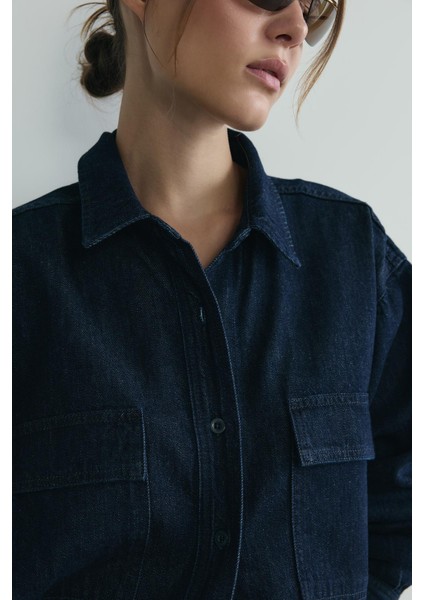 Mavi 88 Oversize Denim Gömlek modelleri
