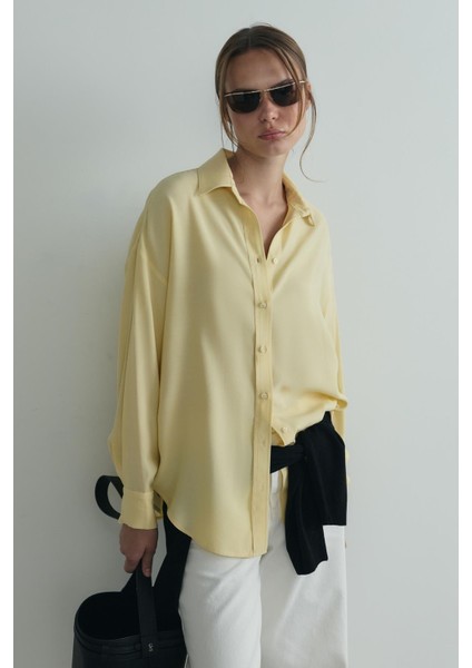 Sarı Alessa Tensel Gömlek