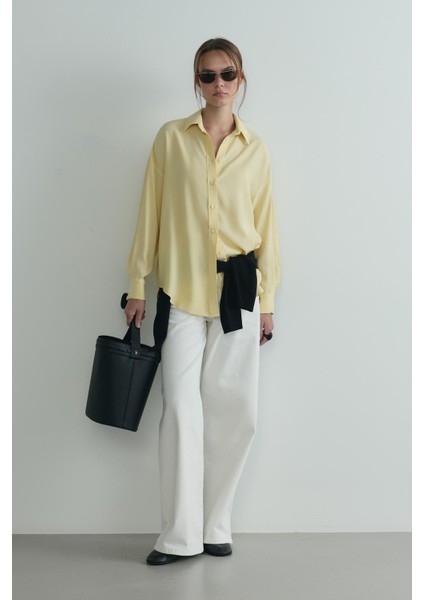 Sarı Alessa Tensel Gömlek modelleri