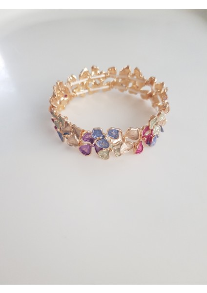 Karışık Pastel Renkli Çiçek Bileklik fiyatları