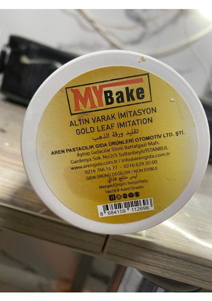 altın varak 8x8 gold