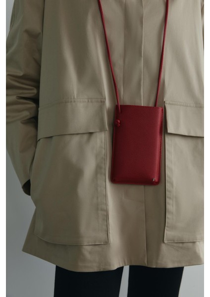 Kırmızı Mia Telefon Çantası
