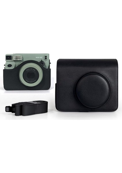 Instax Wide 400 Siyah Deri ÇANTA-FOTSIBPW400