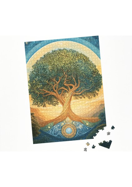 500 Parça Puzzle Doğanın Kalbi: Hayat Ağacı modelleri