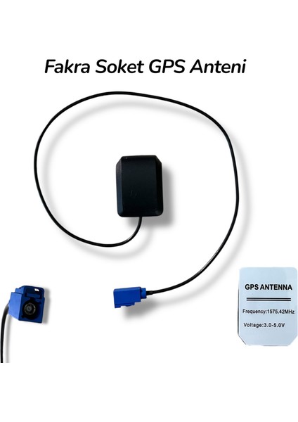 Fakra Soket Bağlantılı Gps Anteni - Tüm Fabrikasyon Navigasyon ve Multimedya Sistemlerine Uygun