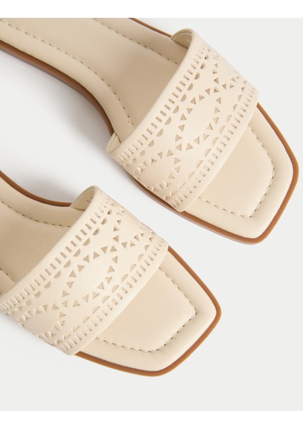 Lazer Kesim Düz Terlik fiyatları