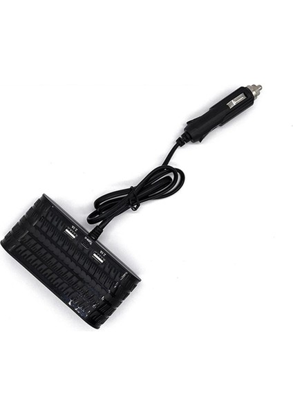 1654 Type-C+2xusb 120WATT 4 Çakmak Girişli Kablolu Çakmak Çoklayıcı modelleri