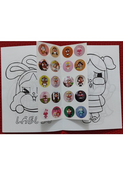 2 Adet Stickerli Boyama Kitabı ve 12 Li Tüp Kuruboya (Crybaby/toca Boca) fiyatları