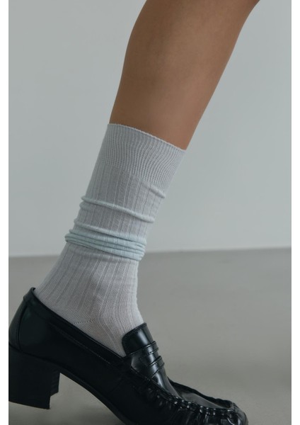 Mavi Yves Fitilli Çorap modelleri