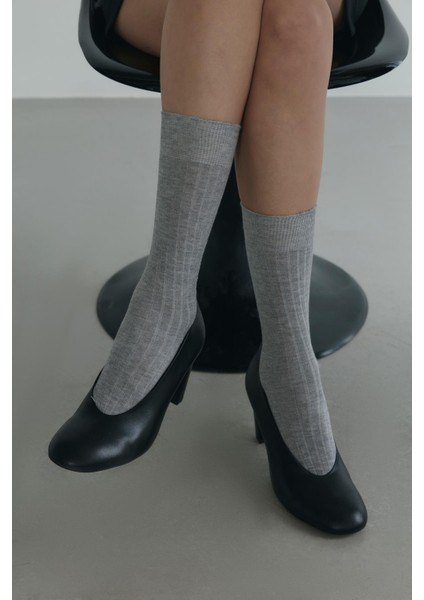 Gri Yves Fitilli Çorap fırsatları