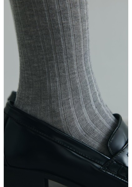 Gri Yves Fitilli Çorap indirimleri