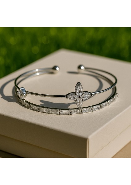 Zirkon Taşlı Su Yolu Çiçek Bileklik indirimleri