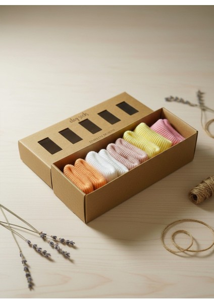 Yenidoğan Bebek Çorap Seti 5’li