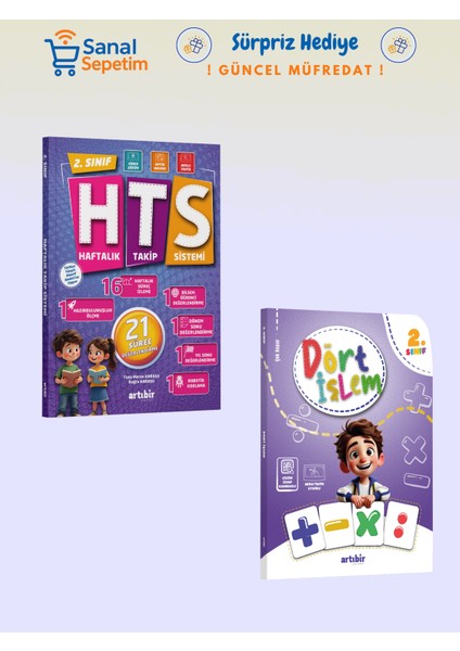 2. Sınıf Haftalık Takip Sistemi (Hts) + Dört Işlem Soru Bankaları Set